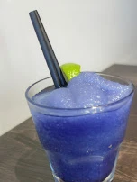 Purple Fruit Juice Slushy